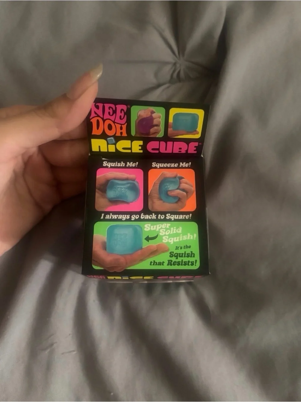 New in Box Needoh Nice Cube Purple